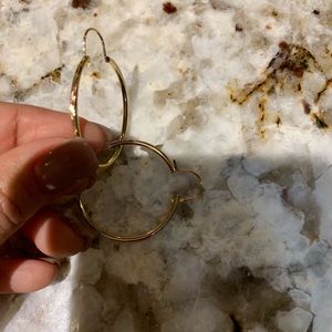 Earrings hoops Palatinate 24k gold